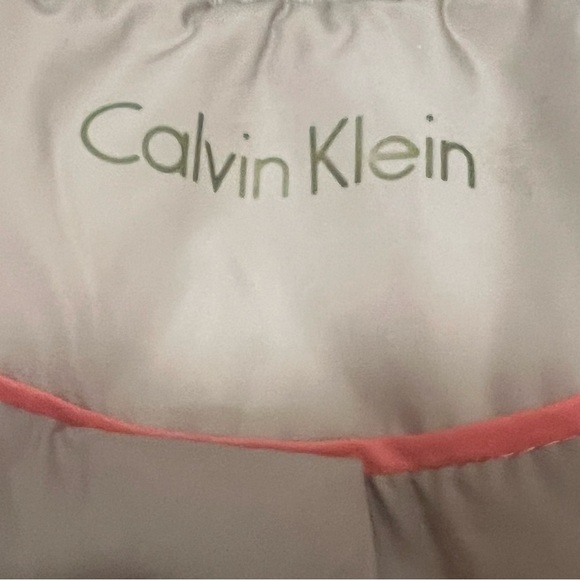 Calvin Klein Tan Quilted Utility Jacket Women’s Small Lightweight Zip Front Coat - Picture 9 of 9